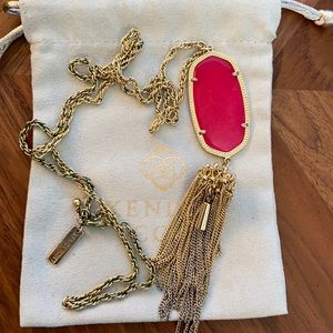 Kendra Scott Pink Rayne Necklace